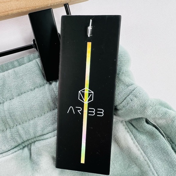 ARX LAB AR-33 SAGE CLOUD TIE DYE ATHLETIC FLEECE SHORTS - Picture 5 of 7